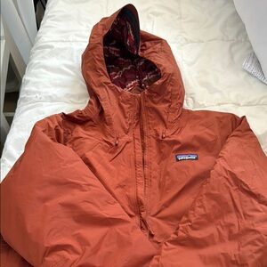 Patagonia Burnt Orange Hooded Jacket